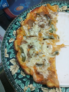 Foto resep Pizza roti tawar mayo pedas
