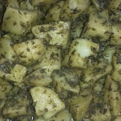 A picture of Methi Aaloo.