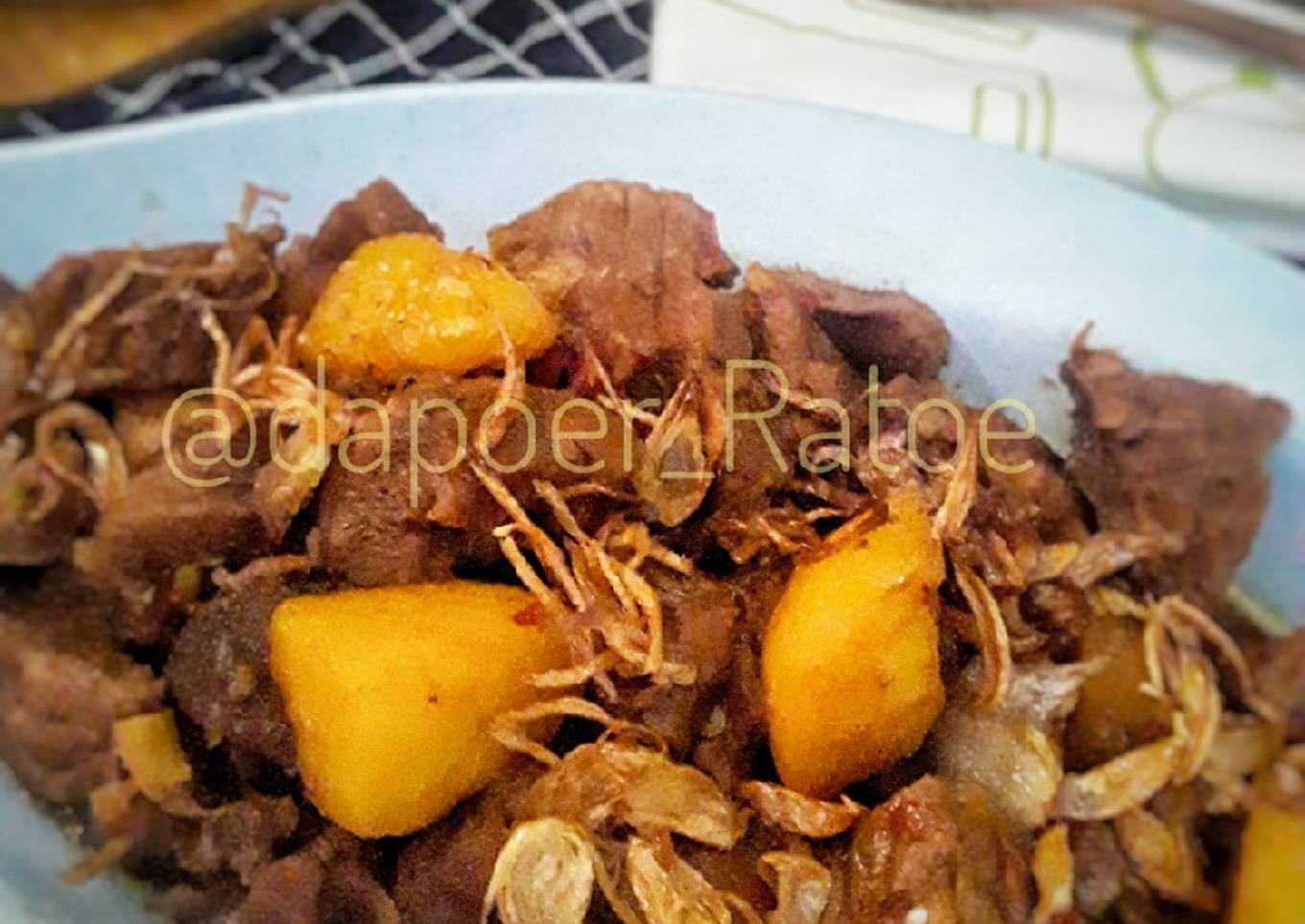 Daging sapi masak kecap