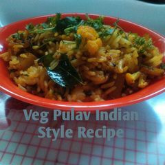 A picture of Veg Pulav.