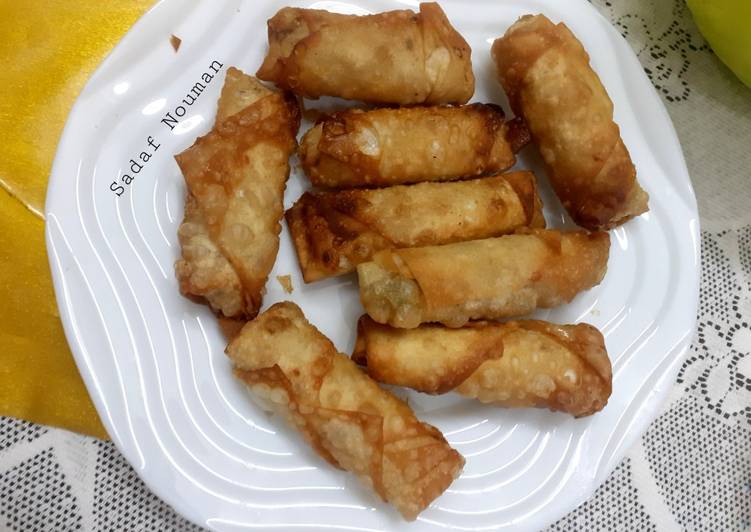 Simple Way to Make Favorite Chicken egg roll