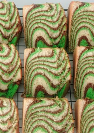 Foto resep Zebra Cake Putih Telur