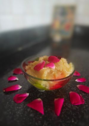 A picture of Moong dal halwa.