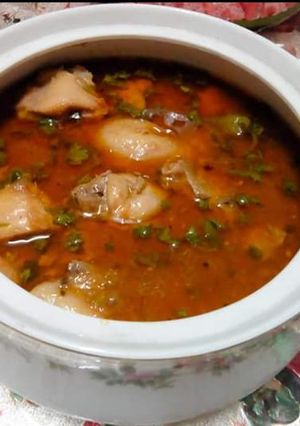 A picture of Chicken shorba...