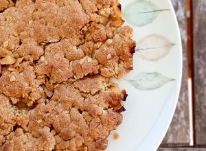 Foto de Crumble de Maçã na Air Fryer