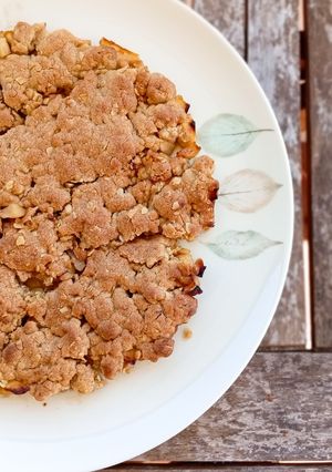 Foto de Crumble de Maçã na Air Fryer