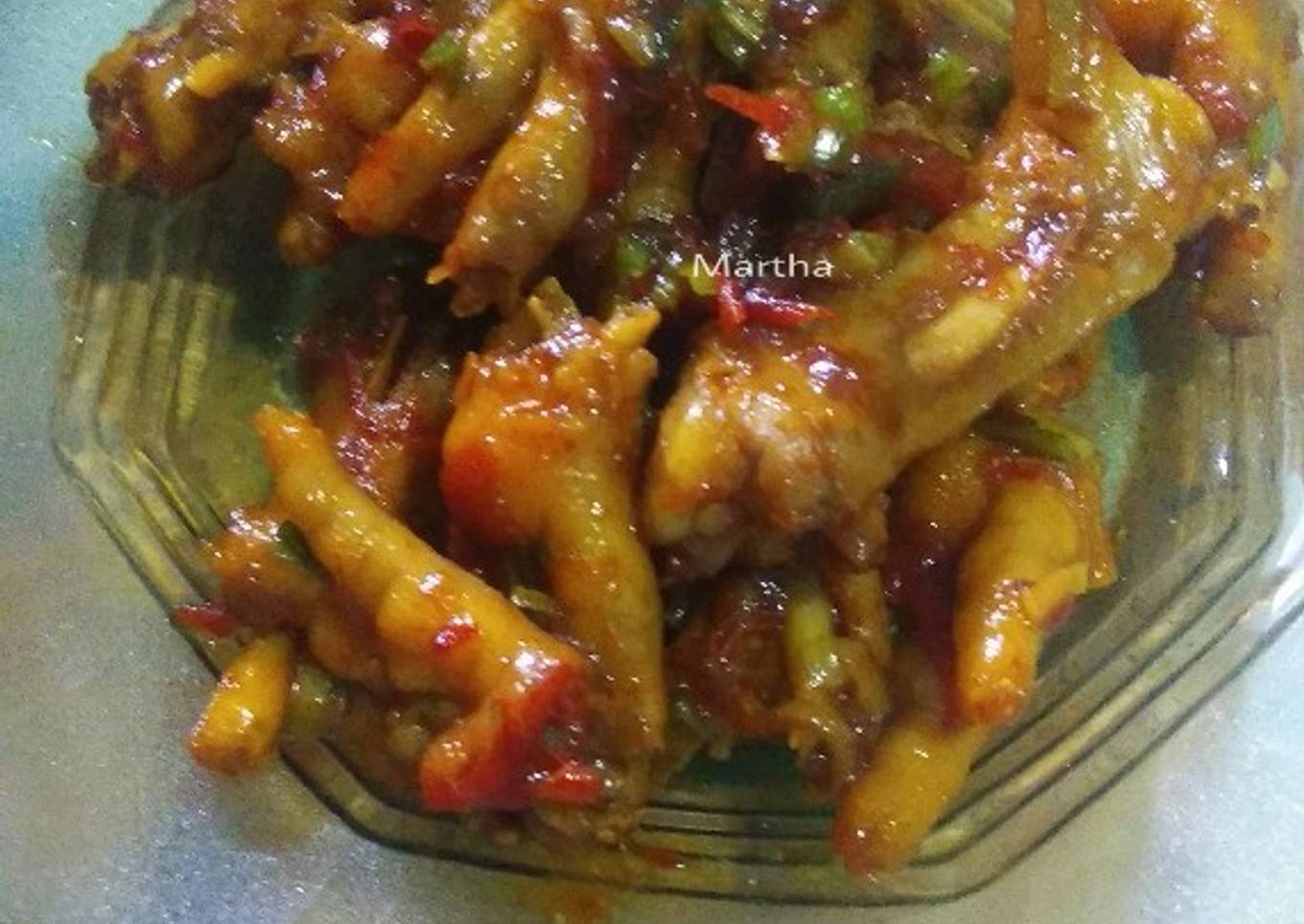 Resep Ceker Pedas Anti Gagal