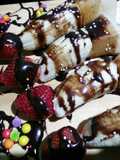 Sate Buah dan Fountain Coklat Sederhana
