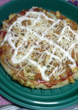 Foto resep Pizza dengan teflon