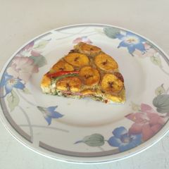 A picture of Plantain Fritata.
