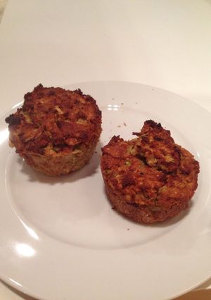 A picture of Gluten free paleo zucchini muffins.