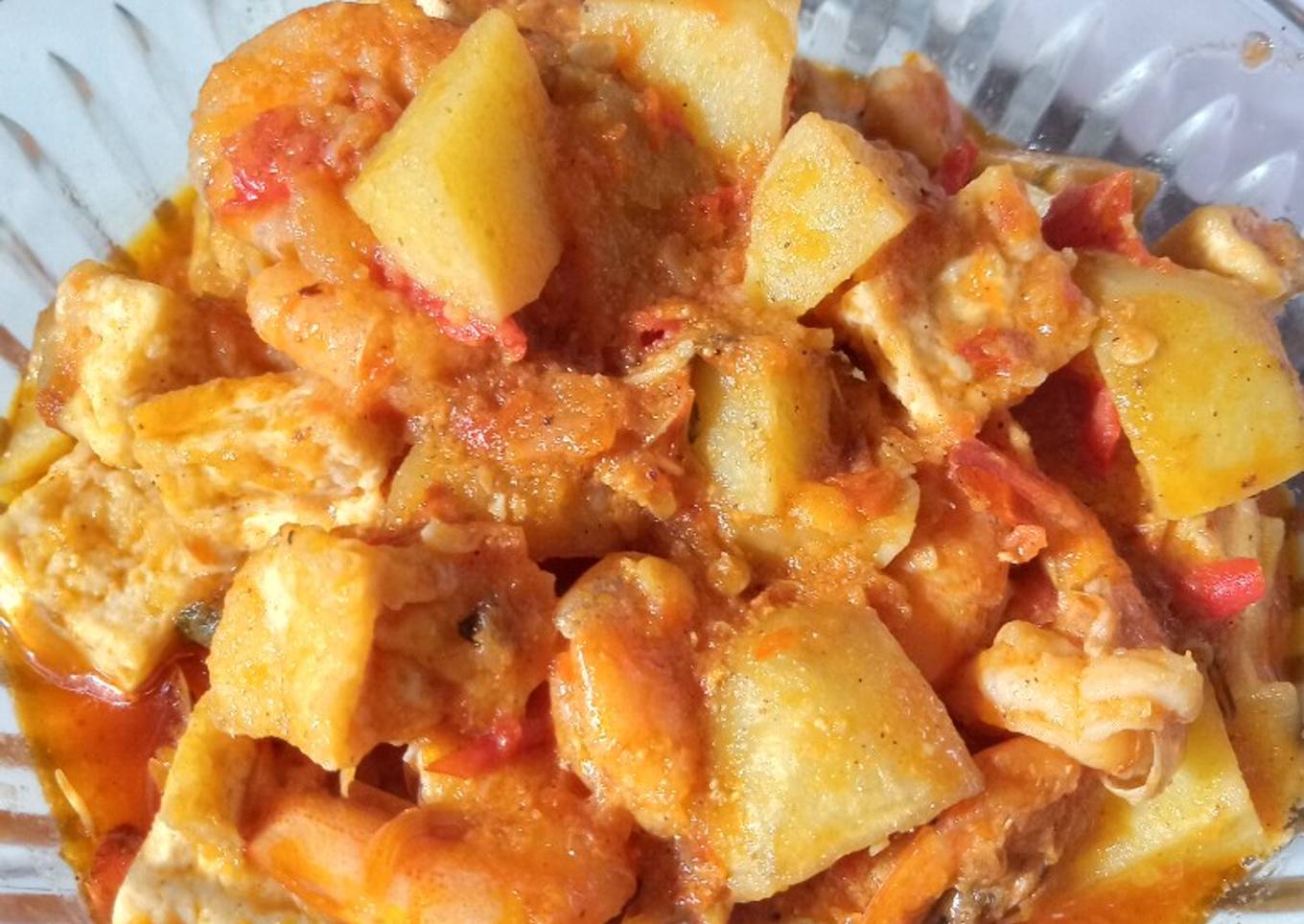Sambal Goreng Kentang Udang Tahu