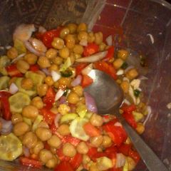 A picture of Chana chat.