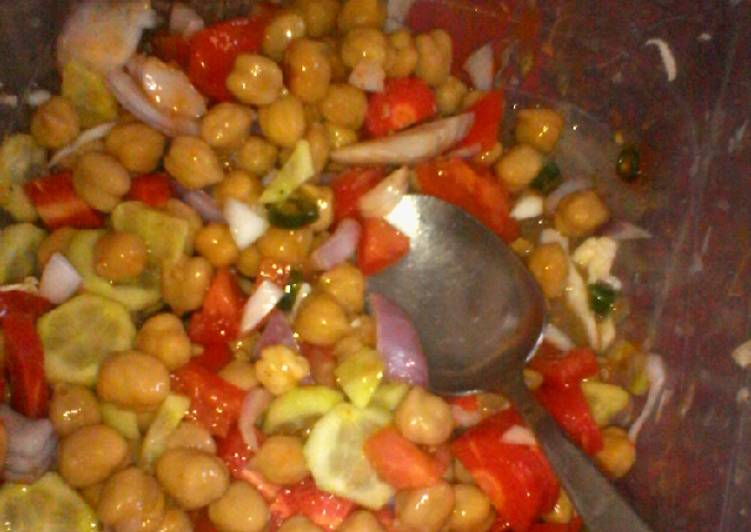 Recipe of Super Quick Homemade Chana chat