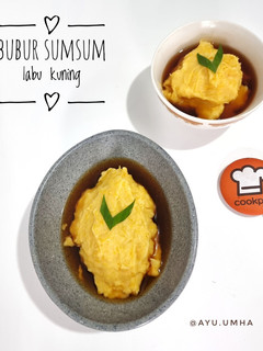 Foto resep Bubur Sumsum Labu Kuning