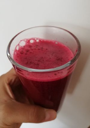 Una foto de Batido betarraga zanahoria (vitamina para niños)