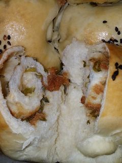 湯種 - 蔥花肉鬆麵包 的食譜成品照片