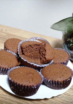 Alap muffin recept rizslisztből recept fotója