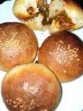 Stuffed pizza masala bun