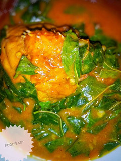 A picture of Oha/Ora soup.