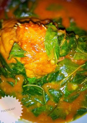 A picture of Oha/Ora soup.