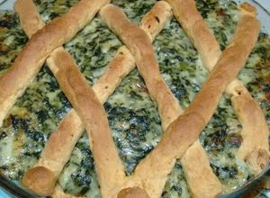 Una foto de Pasta frola de acelga, diferente y muy sabrosa
