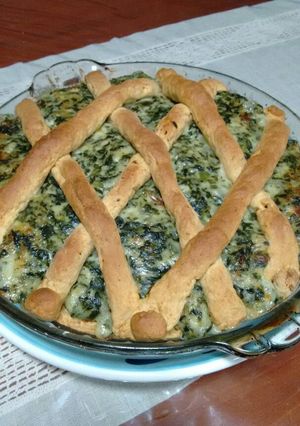 Una foto de Pasta frola de acelga, diferente y muy sabrosa