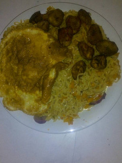 A picture of Pepper soup noddles.