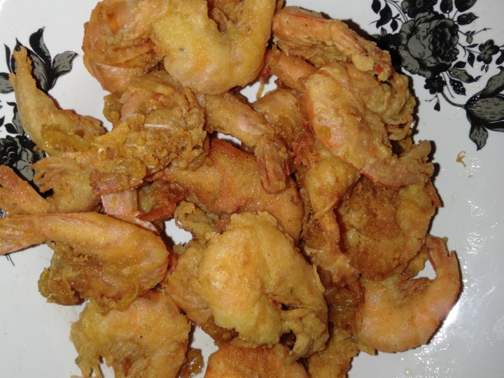 Resep: Udang goreng tepung crispy simple dan mudah dibuat Yang Enak