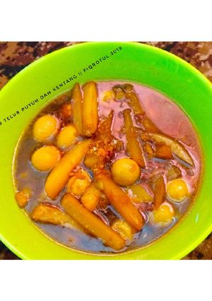 Foto resep Semur telur puyuh dan kentang