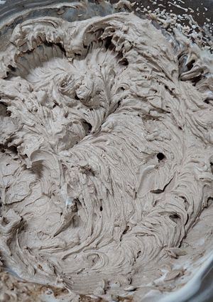 Una foto de Crema Chantilly de chocolate