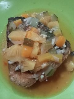 Foto resep Bawal Saus asam manis