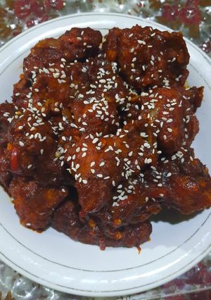 Foto resep Ayam Saos Korea (YangNyeom Chicken)