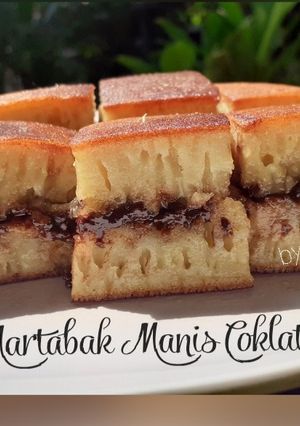 Foto resep Martabak Manis Coklat Teflon Bersarang & Empuk