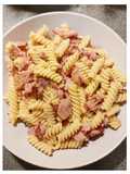 Fusilli à la carbonara ~ à l'italienne