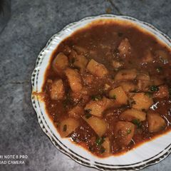 A picture of Marinated Masala Tinde.