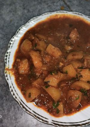 A picture of Marinated Masala Tinde.