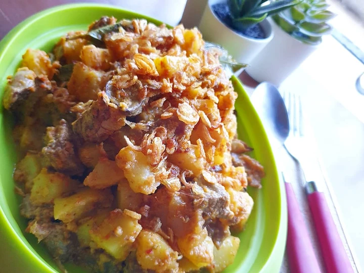 Langkah Gampang Membikin Resep Sambal Goreng Kentang Ati Rempela Ayam yang Lezat Anti Ribet, Mantap Sekali
