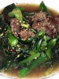 LG VEGETABLE WITH CHICKEN LIVER IN SHAOXING WINE