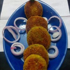A picture of Spinach Kebab.