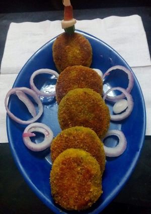 A picture of Spinach Kebab.