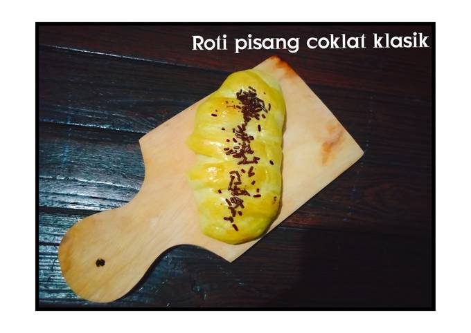 Roti pisang coklat klasik