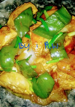 Foto resep Ayam oyster paprika