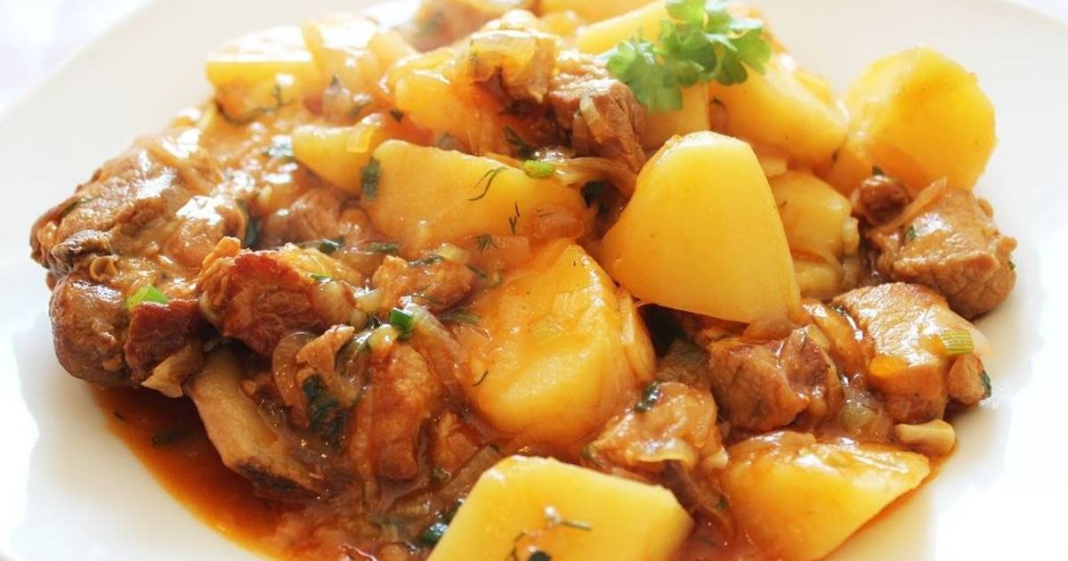 Жаркое с кроликом и картофелем блюдо как и в будни, так