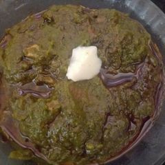 A picture of Sarso ka saag.