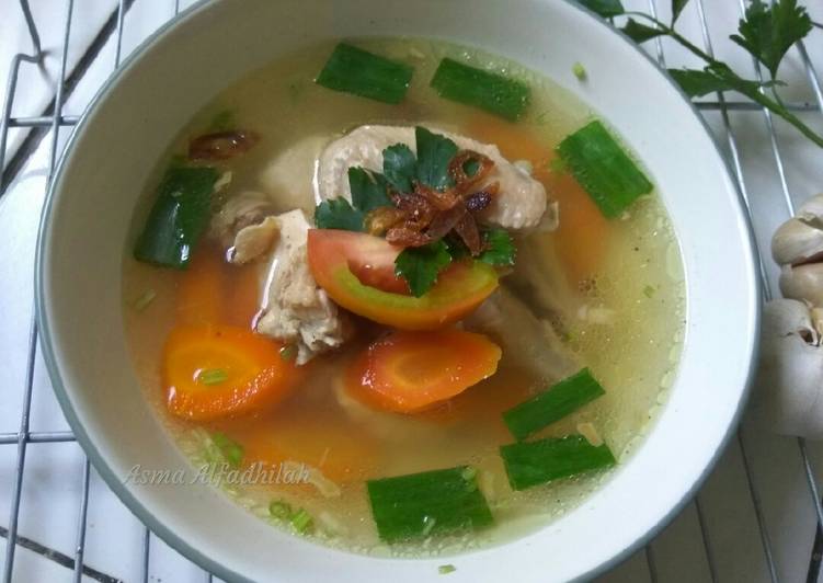 Bumbu 24. Sup ayam wortel | Langkah Membuat 24. Sup ayam wortel Yang Menggugah Selera