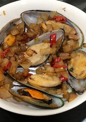辣炒淡菜 的食譜成品照片
