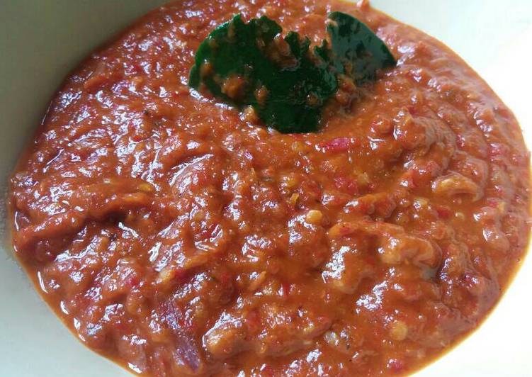 Cara Buat Sambal Goang Enak