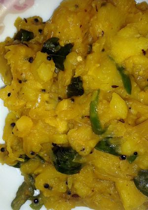 A picture of Aloo Bhaaji.