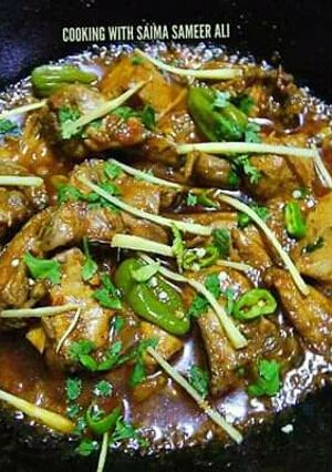 A picture of My special Chicken karhai by Saima Sameer Ali. #ramadankitayari.